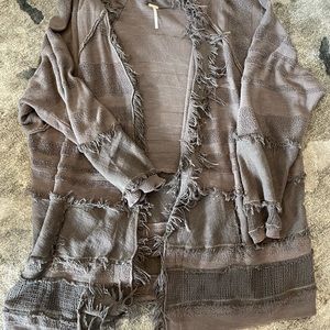 Free People cute distressed cardigan.